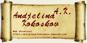 Andjelina Kokoškov vizit kartica